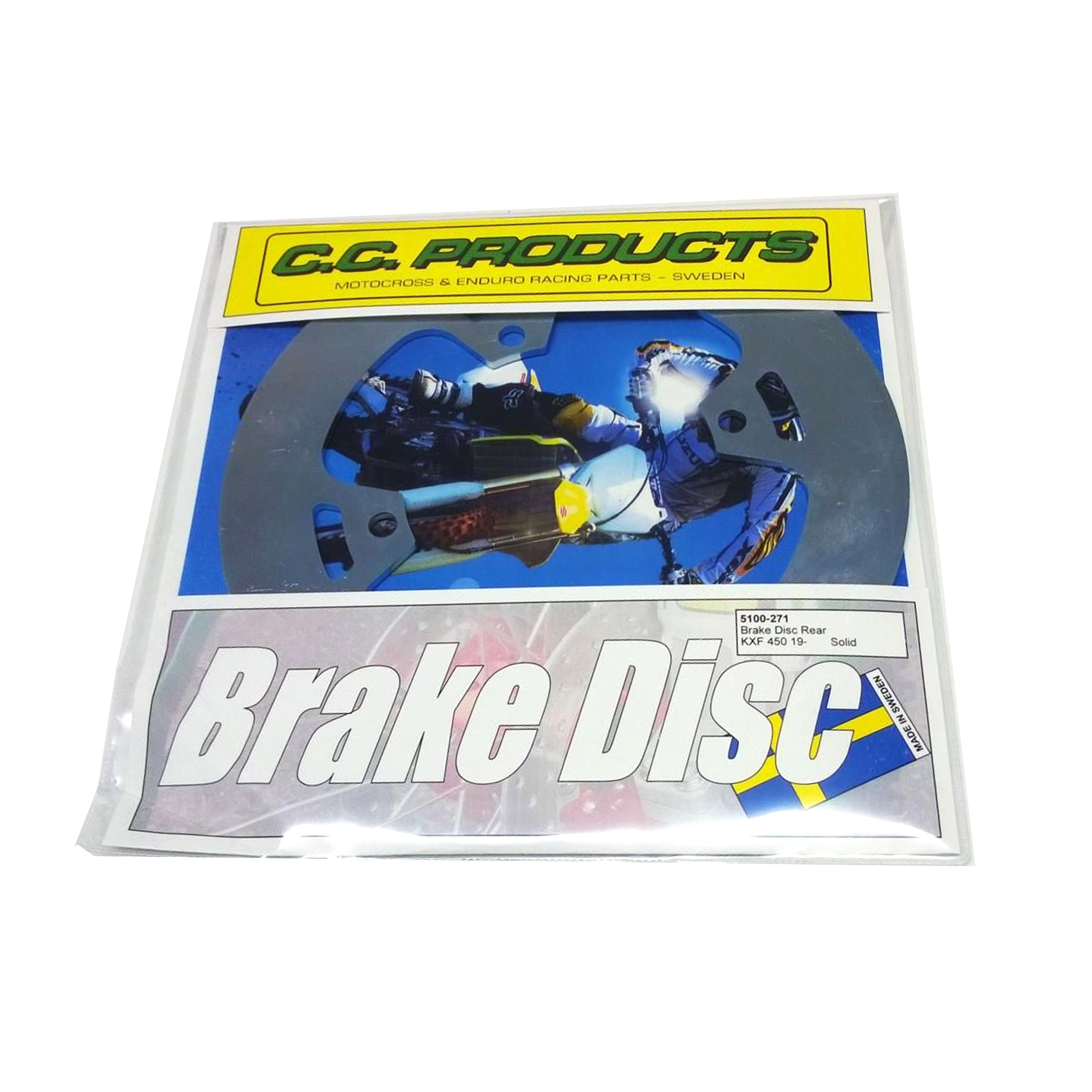 DISC BRAKE REAR SOLID KX450F 2019, CC PRODUCTS 5100-271 image 1