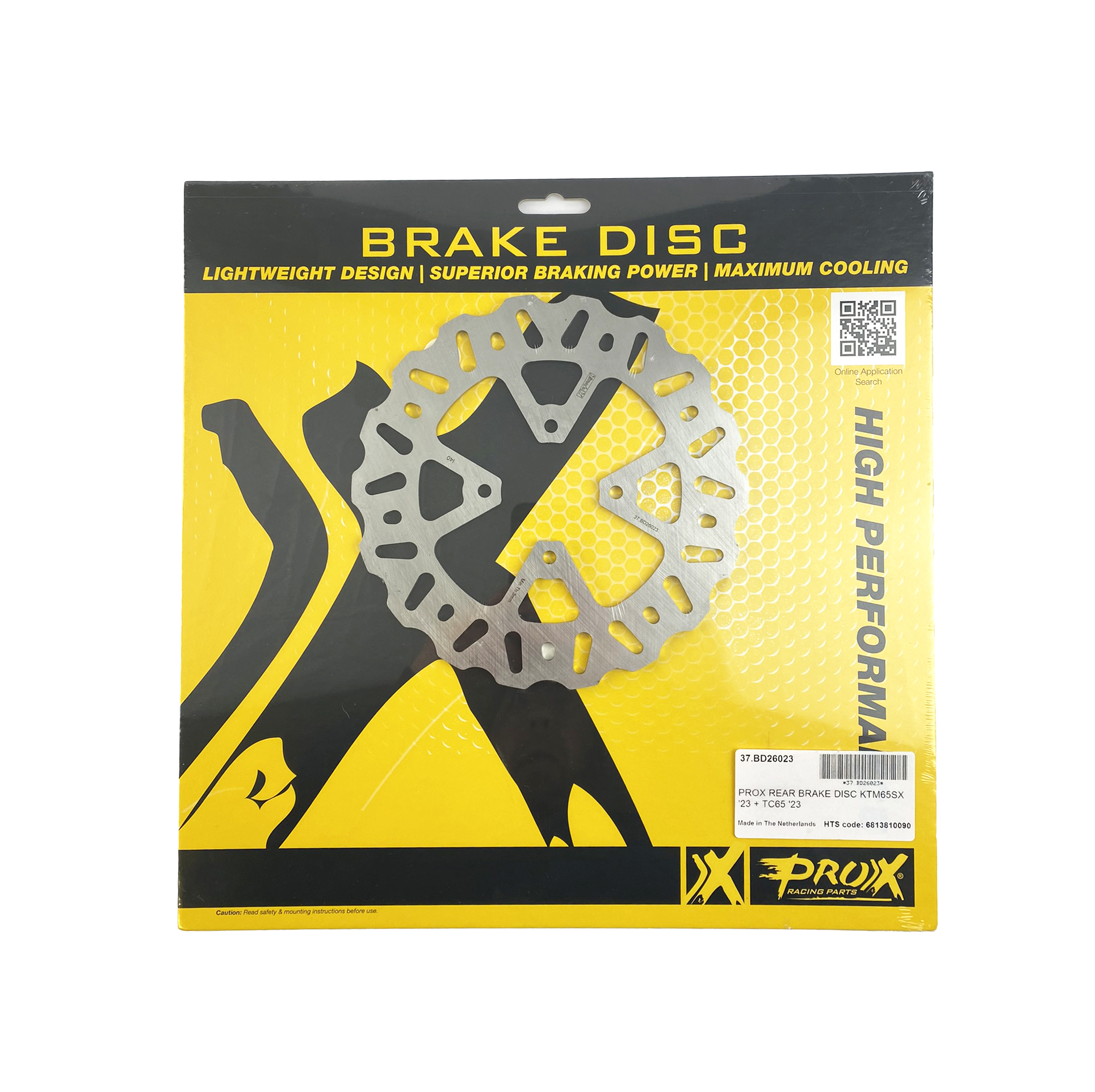 DISC BRAKE REAR KTM 65 SX 2023-24, PROX 37.BD26023 image 1