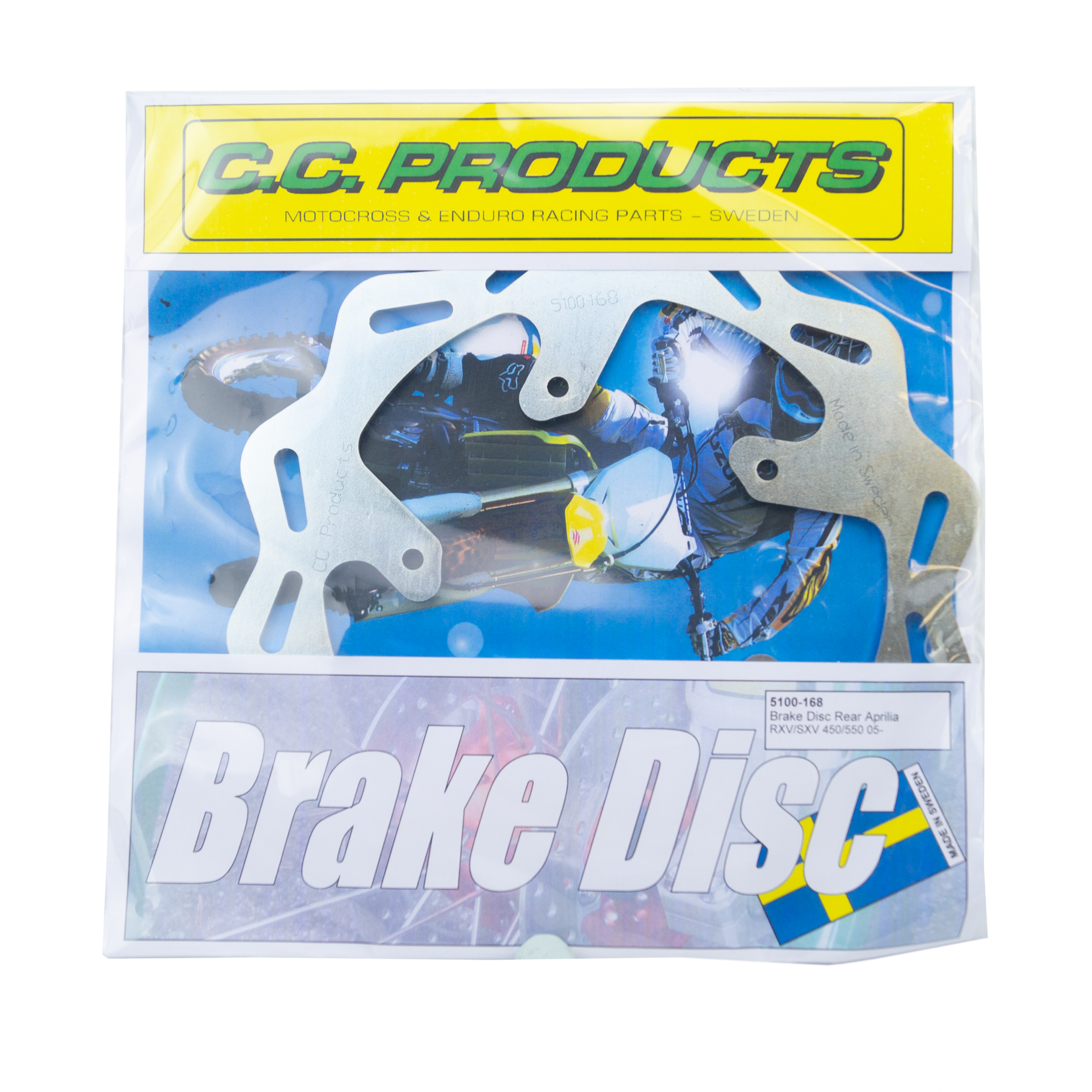 DISC BRAKE REAR APRILIA RXV, CROSS-CENTER PRODUCT 5100-168 image 1