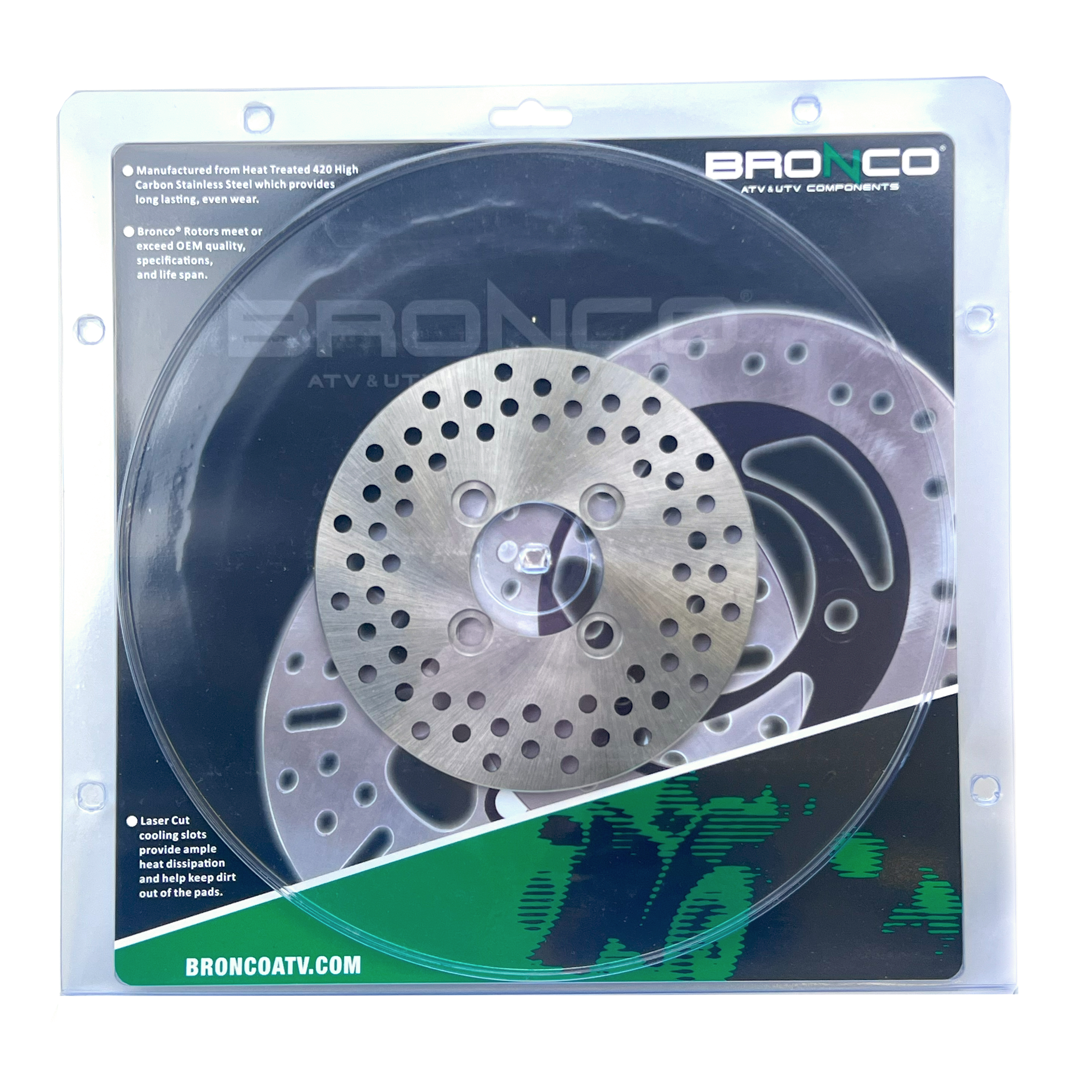 DISC BRAKE FRONT YFZ ROUND, BRONCO AT-05789 image 1