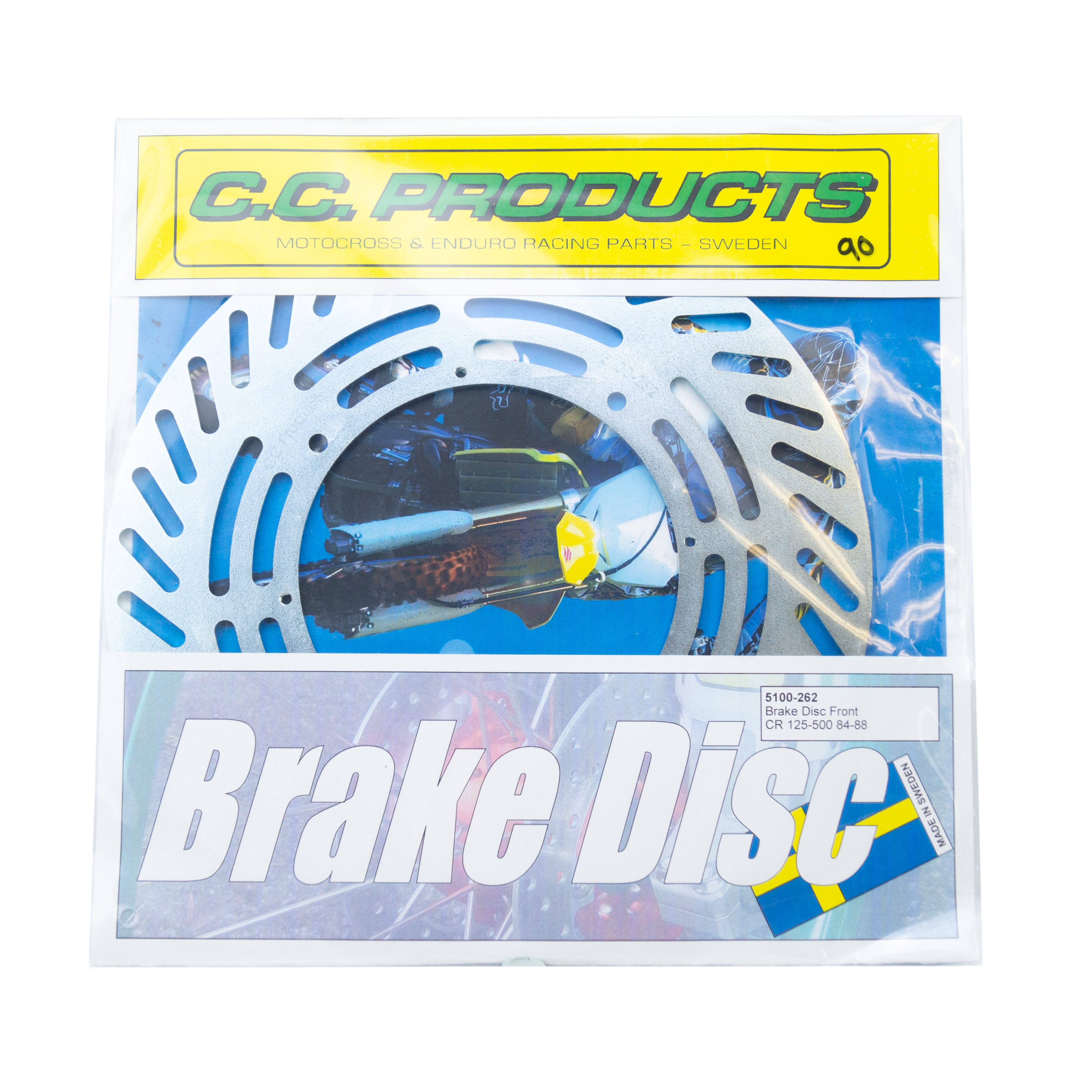 DISC BRAKE FRONT CR 125/250/500 84-88, CC PRODUCTS FRONT 240MM, 5100-262 image 1