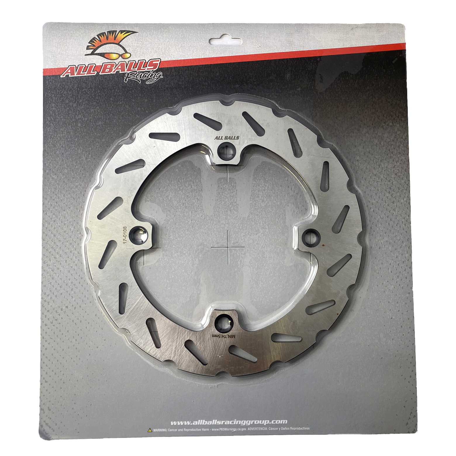 DISC BRAKE REAR YAMAHA YXZ1000 RMAX, ALLBALLS 18-0108 B5H-F582V-00-00 image 1