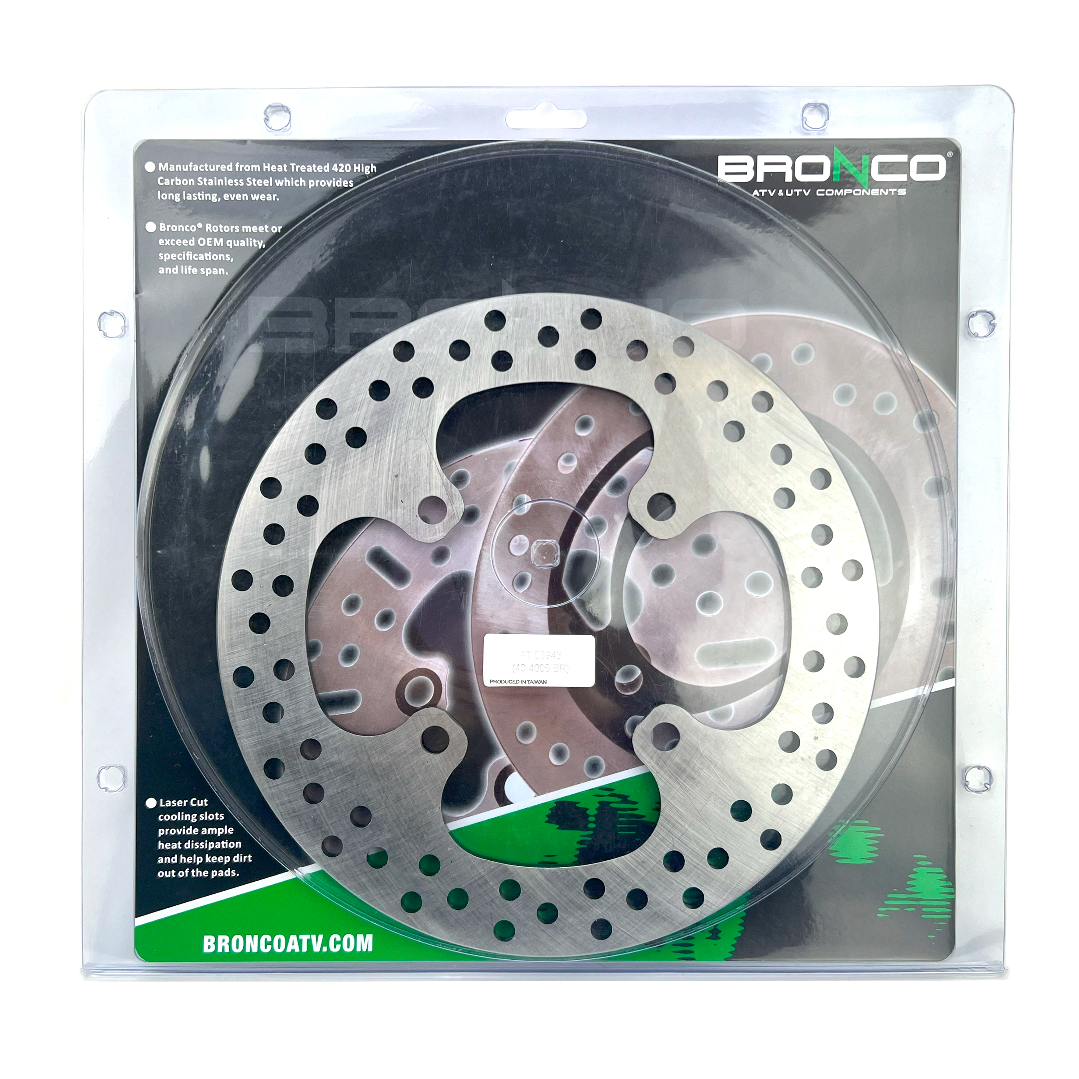 DISC BRAKE ROTOR YXZ1000, BRONCO AT-05943 YAMAHA UTV, FRONT / REAR image 1
