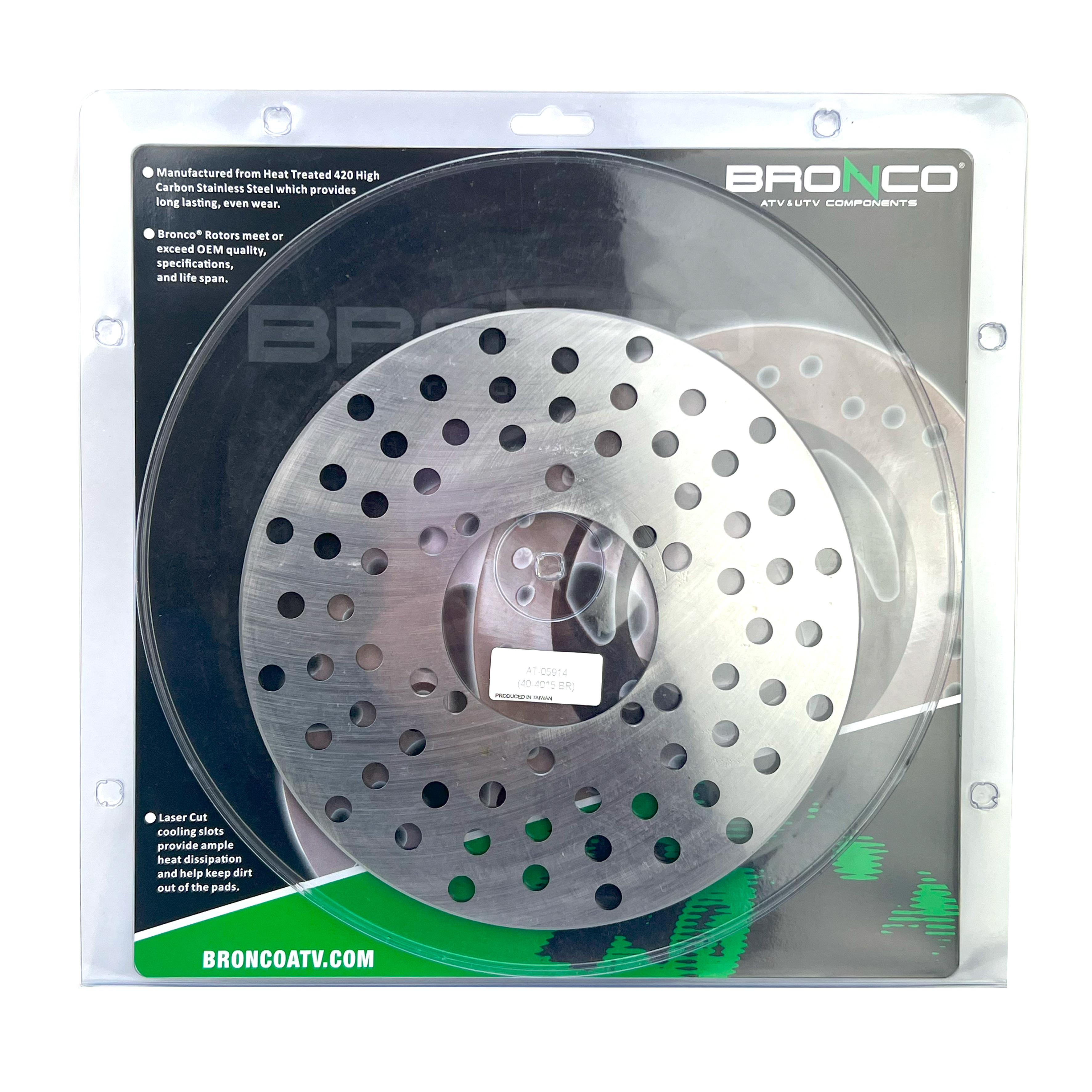 DISC BRAKE ROTOR FRONT POLARIS, BRONCO AT-05914, 5243676 image 1