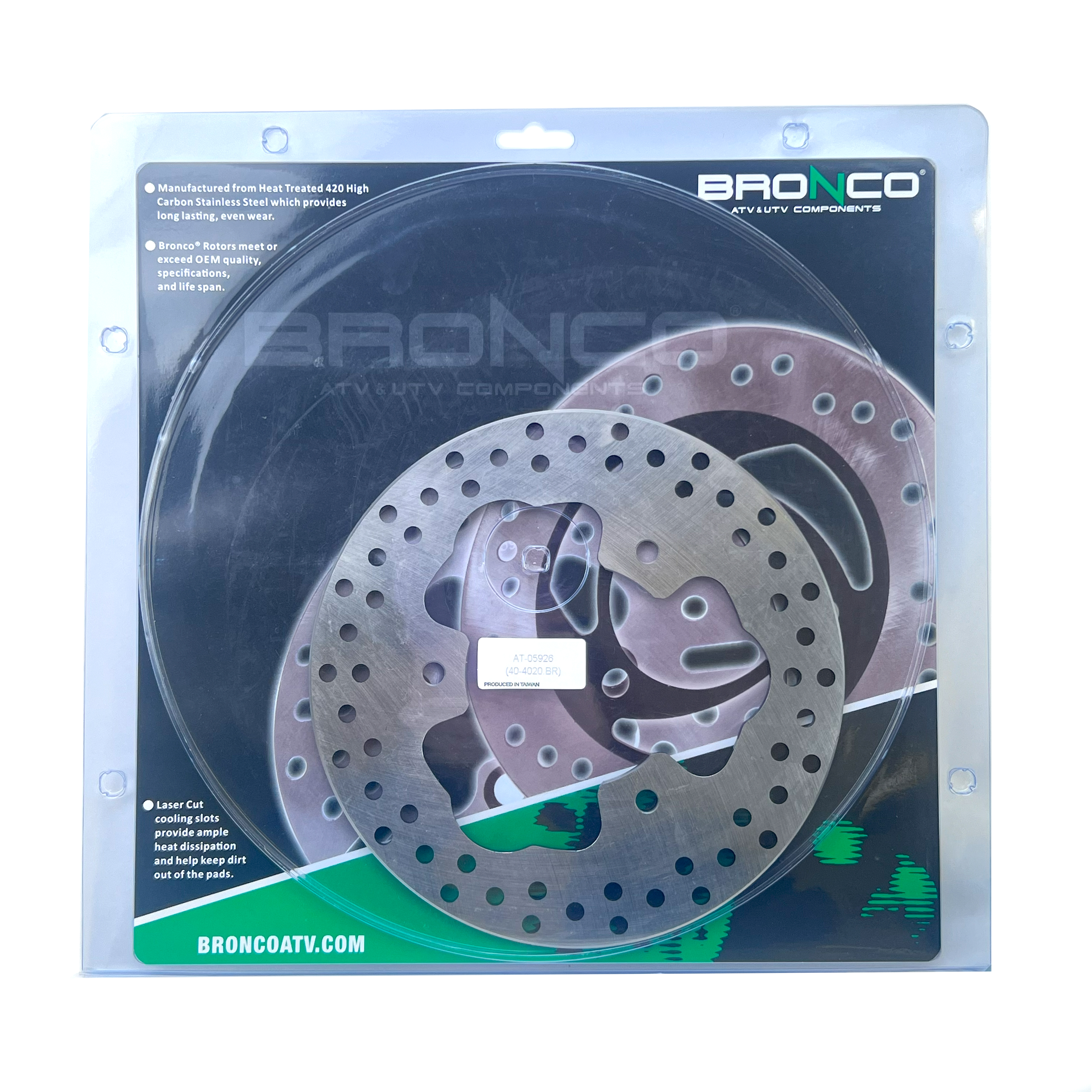 DISC BRAKE ROTOR REAR POLARIS, BRONCO AT-05926, MD6256D, 5253186 image 1