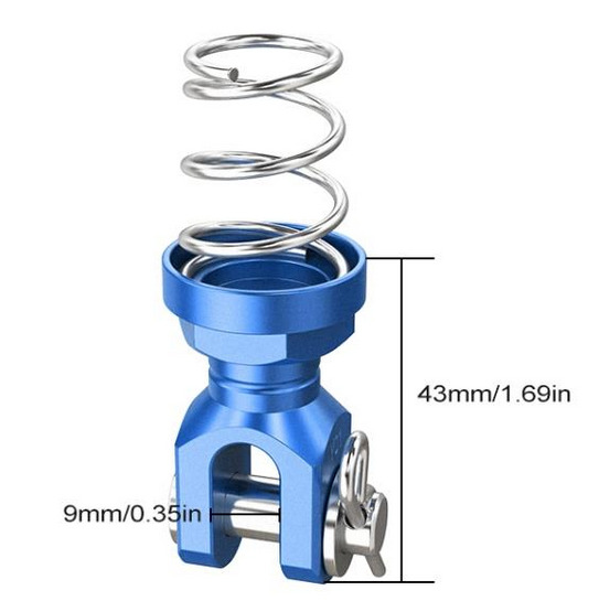 REAR BRAKE RETURN SPRING BLUE 2019-2023 YAMAHA YZ WR 125 250 450 F 5UN-27222-00-00 thumbnail 4