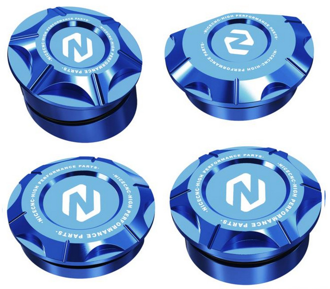 Frame Hole Plugs Blue Yamaha YZ250 2016-2023 thumbnail 3