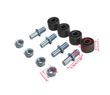 CUSH DRIVE KIT REAR HONDA CG 125 41241-222-000 90128-KE2-940 90308-382-670 thumbnail 2