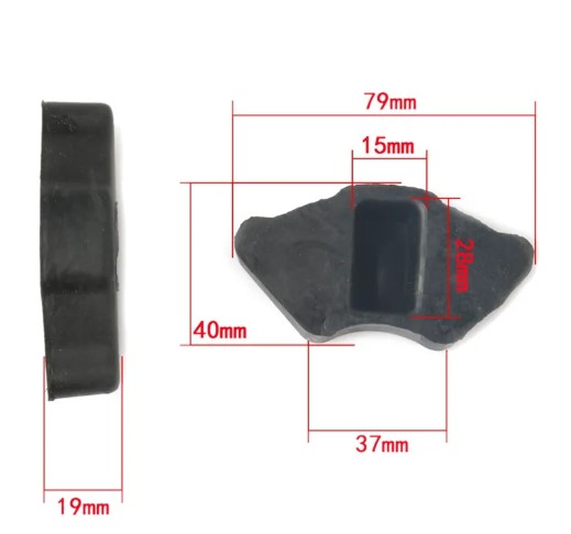 REAR WHEEL HUB RUBBER CUSHION DAMPER PACK4 YAMAHA YBR125 YB125 JYM125 1KL-F5364-00 thumbnail 2