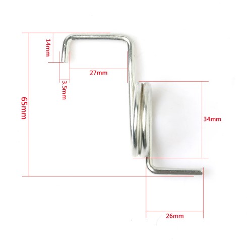 REAR BRAKE PEDAL RETURN SPRING YAMAHA JYM YBR YB 125 90508-40W12 thumbnail 2