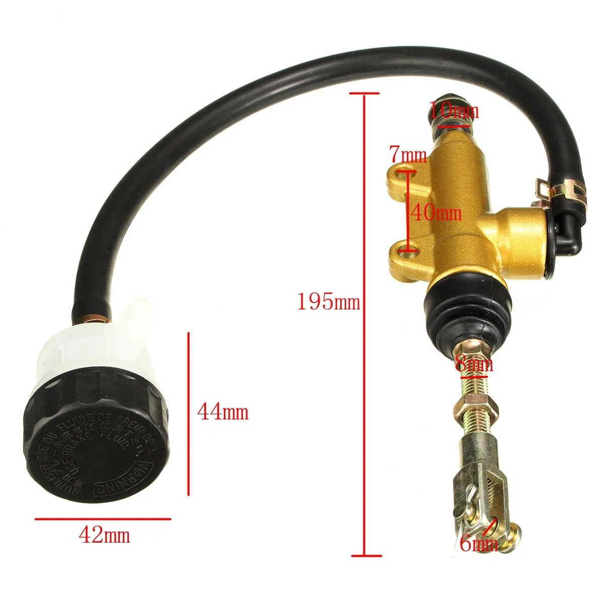 MASTER CYLINDER REAR UNIVERSAL 40mm C-2-C thumbnail 2