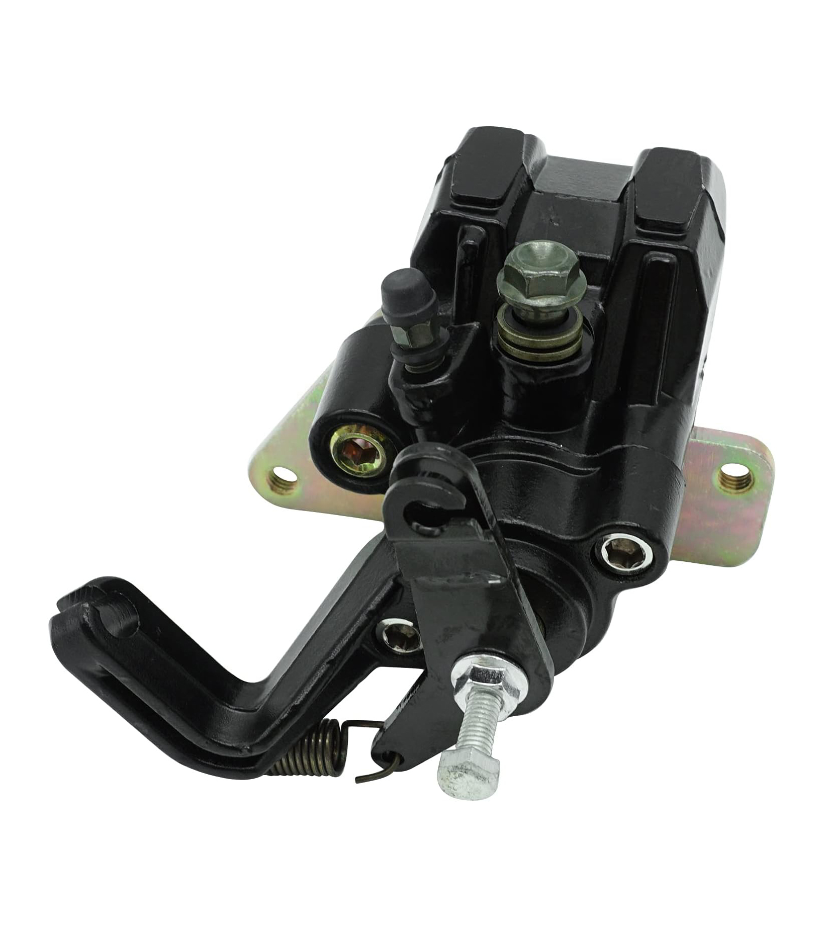 BRAKE CALIPER REAR SUZUKI KAWASAKI KFX400, 3406-076, 4308-S005, 69100-33H00-999, CALIPER, BRACKET & HANDBRAKE ASSEMBLY