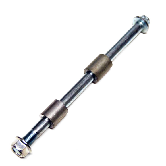 12MM PITBIKE WHEEL SPINDLE 210MM, PITBIKE, OFF ROAD, DIRT, WITH 12MM & 12MM SPACERS
