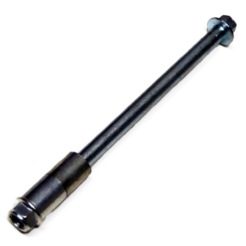 12MM PITBIKE WHEEL SPINDLE 210MM, PITBIKE, OFF ROAD, DIRT, WITH 12MM & 12MM SPACERS