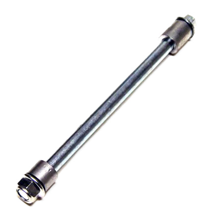 12MM PITBIKE WHEEL SPINDLE 210MM, PITBIKE, OFF ROAD, DIRT, WITH 12MM & 12MM SPACERS
