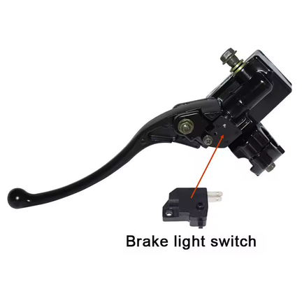 HYDRAULIC BRAKE MASTER CYLINDER 87-14 YAMAHA HONDA YFZ YFM WOLVERINE WARRIOR TRX 350 450 thumbnail 3