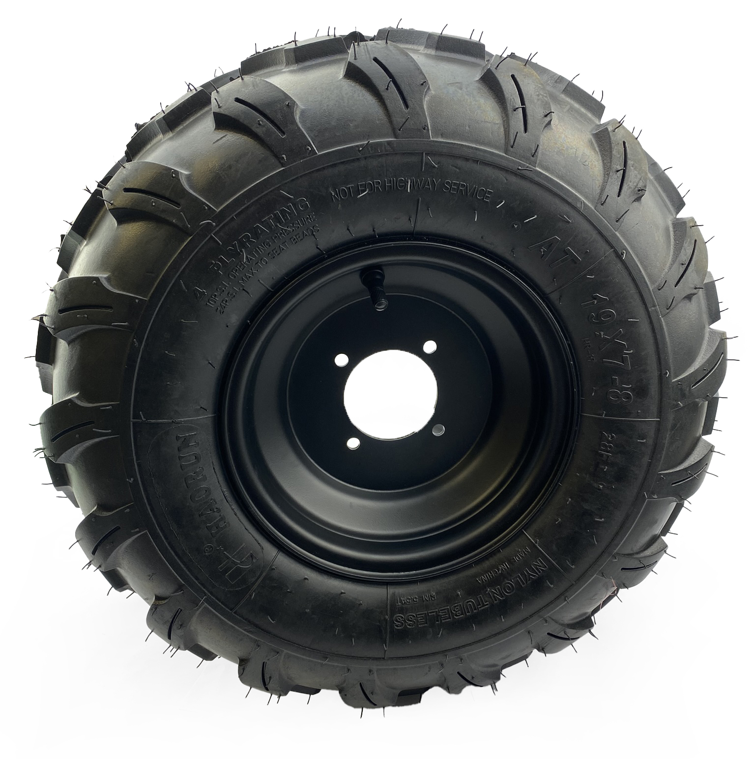 FRONT WHEEL KIT 4/90 19x7.00-8, GO KART, BUGGY, ATV, UNIVERSAL 90MM PCD thumbnail 3