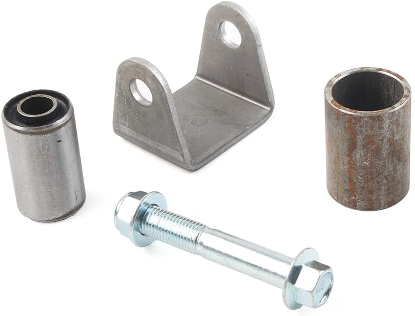 SUSPENSION BUSH M10 33mm WELD ON BRACKET 40x45mm UNIVERSAL FIT image 1