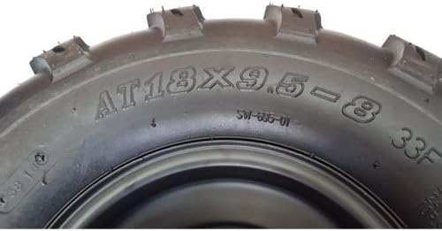 FRONT WHEEL KIT 4/110 18x9.5-8 GO KART BUGGY ATV UNIVERSAL TO FIT 42-2184 thumbnail 4