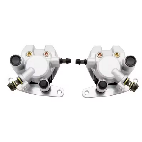 BRAKE CALIPER FRONT SET 2003-2023 HONDA TRX 250 400 2002-2011 SUZUKI LT-F 59100-38F00 SILVER BRACKET