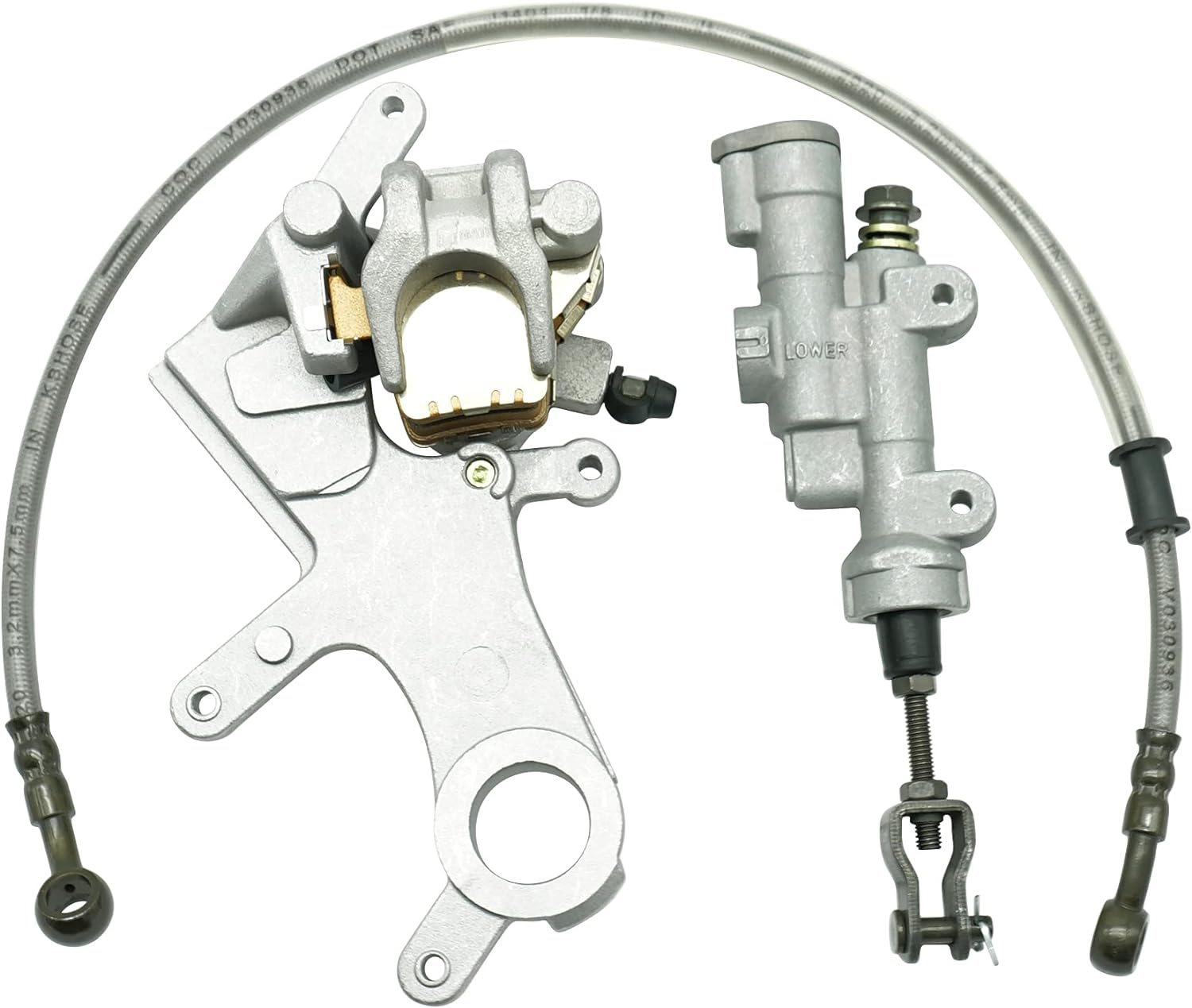 REAR BRAKE CALIPER AND MASTER CYLINDER ASSEMBLY HONDA 02-07 CR125R CR250R thumbnail 6
