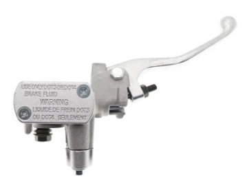 FRONT BRAKE MASTER CYLINDER 96-12 HONDA CR CRF 125 250 450 500 R X NISSIN SILVER TOP 45510-KCE-671 image 1