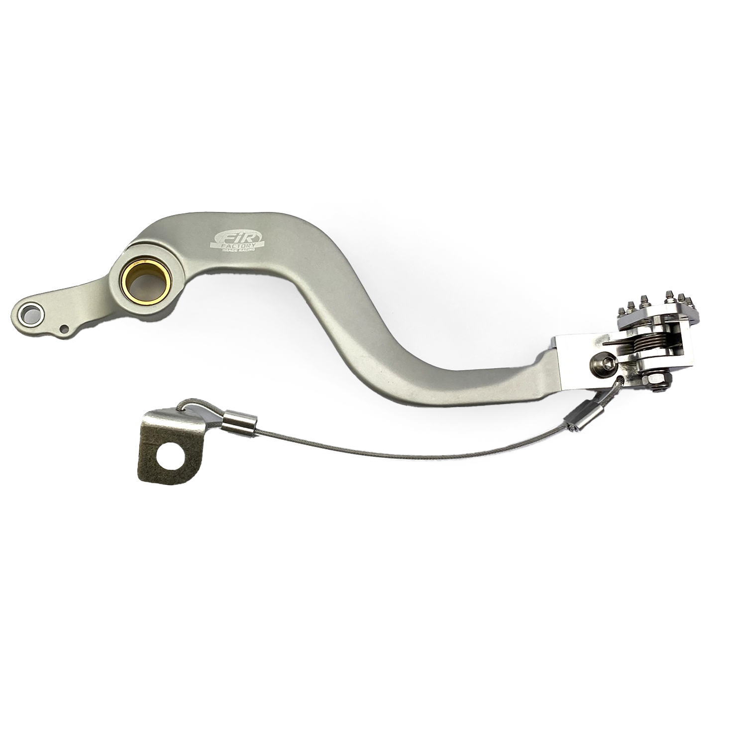 BRAKE PEDAL CR 125 R HONDA SILVER, FIR ASB-127F, FIR BRAND image 1