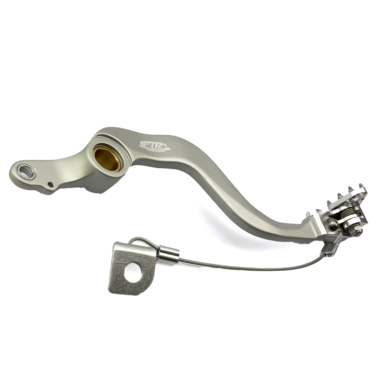 BRAKE PEDAL CR 125 R HONDA SILVER, FIR ASB-127F, FIR BRAND thumbnail 2