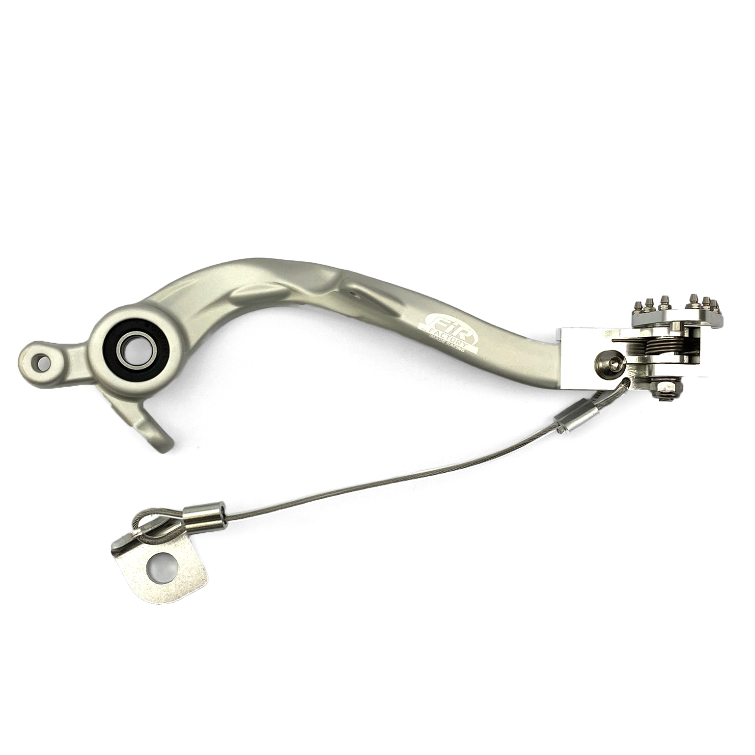 BRAKE PEDAL 2023 KTM HUSQVARNA, FIR, ASB-098F SILVER, FOLDING TIP, A46013050044 thumbnail 2