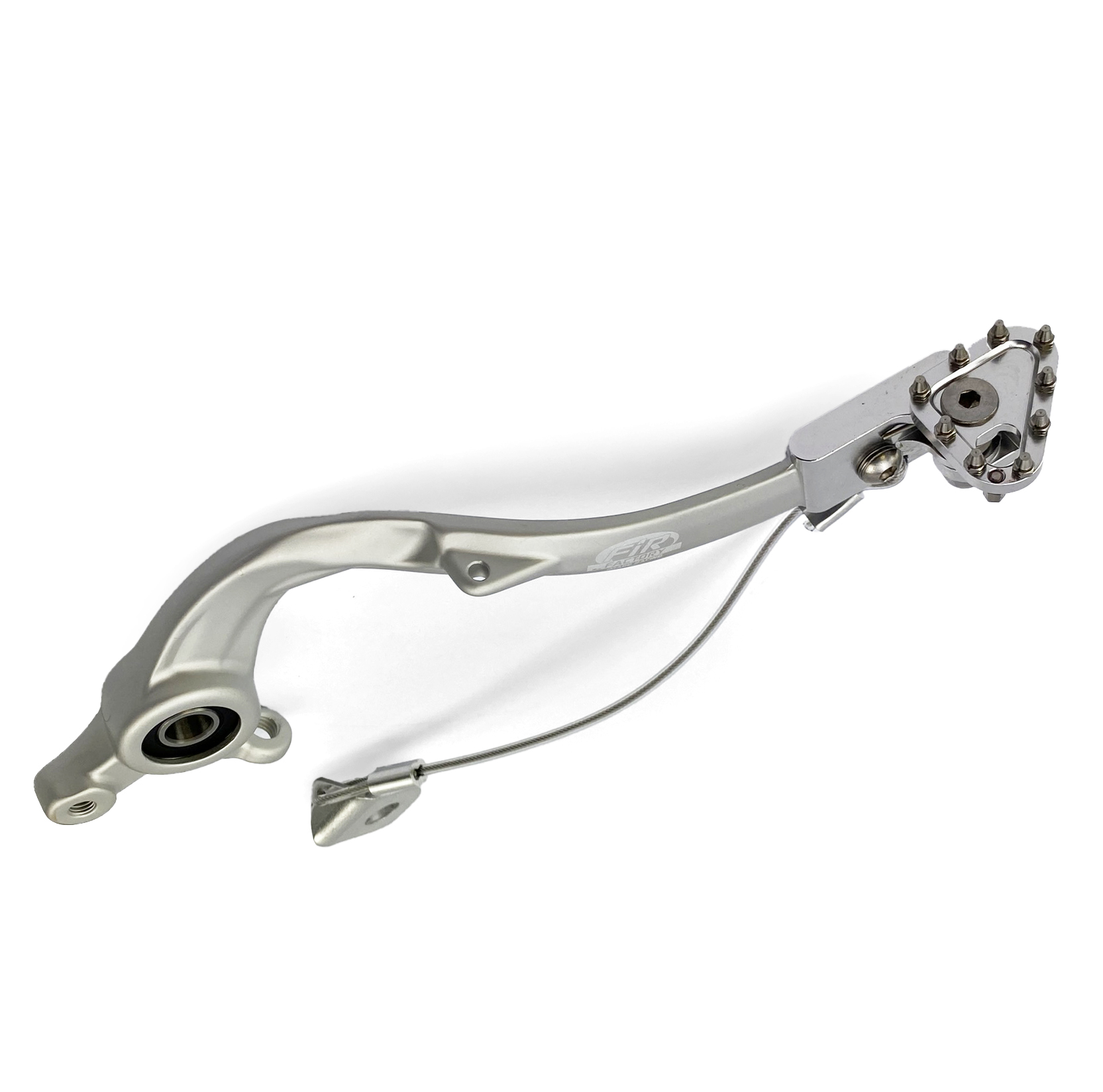 BRAKE PEDAL 2023 KTM HUSQVARNA, FIR, ASB-098F SILVER, FOLDING TIP, A46013050044 thumbnail 3