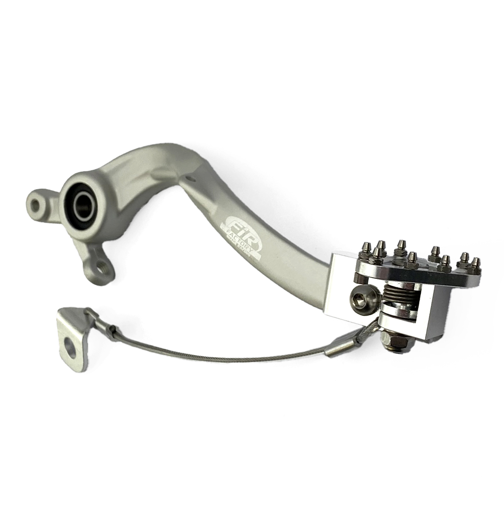 BRAKE PEDAL 2023 KTM HUSQVARNA, FIR, ASB-098F SILVER, FOLDING TIP, A46013050044 image 1
