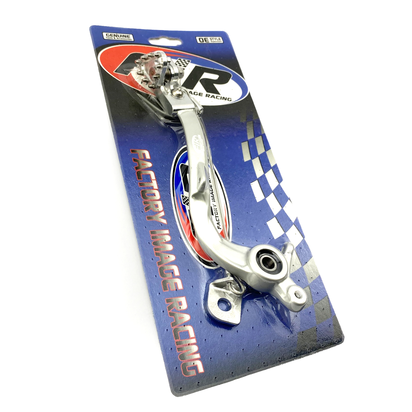 BRAKE PEDAL 2023 KTM HUSQVARNA, FIR, ASB-098F SILVER, FOLDING TIP, A46013050044 thumbnail 4