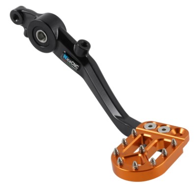 REAR BRAKE LEVER PEDAL BLACK ORANGE 2019-22 KTM 790 890 ADVENTURE R ALUMINIUM 63513050033C1