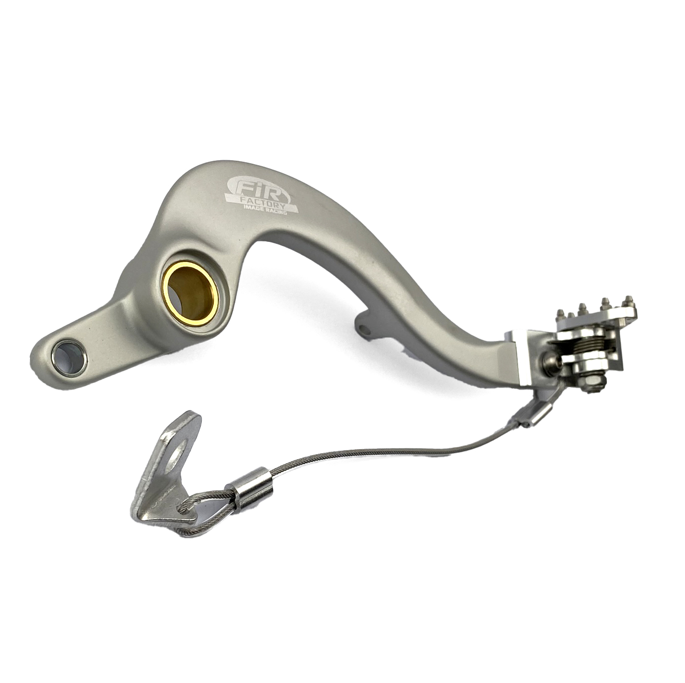 BRAKE PEDAL 2023 YZF 450, FIR, SILVER, FOLDING TIP thumbnail 3