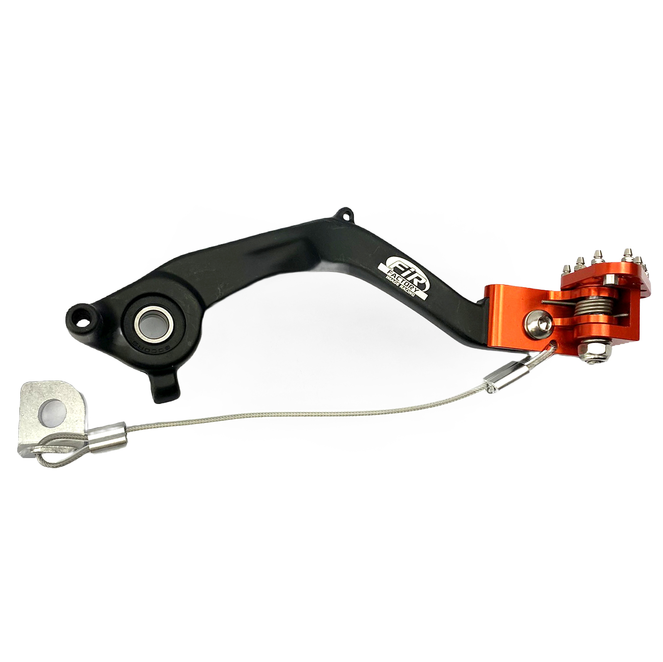 BRAKE PEDAL KTM 65 SX TC MC, FIR, BLACK, ORANGE TIP A40513050044 image 1