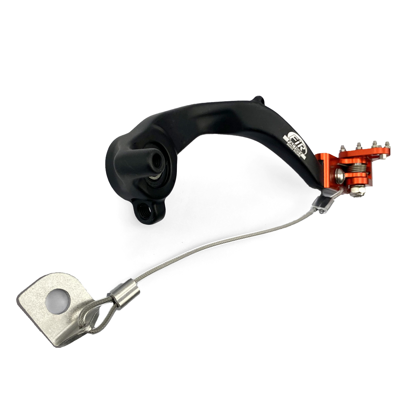 BRAKE PEDAL KTM 65 SX TC MC, FIR, BLACK, ORANGE TIP A40513050044 thumbnail 2