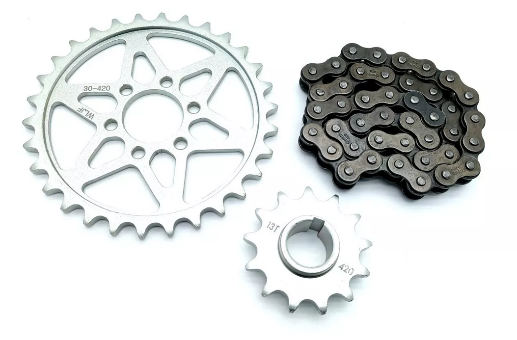 CHAIN 420 DRIVE CONVERSION KIT BELT ELIMINATOR SURRON ERIDE image 1