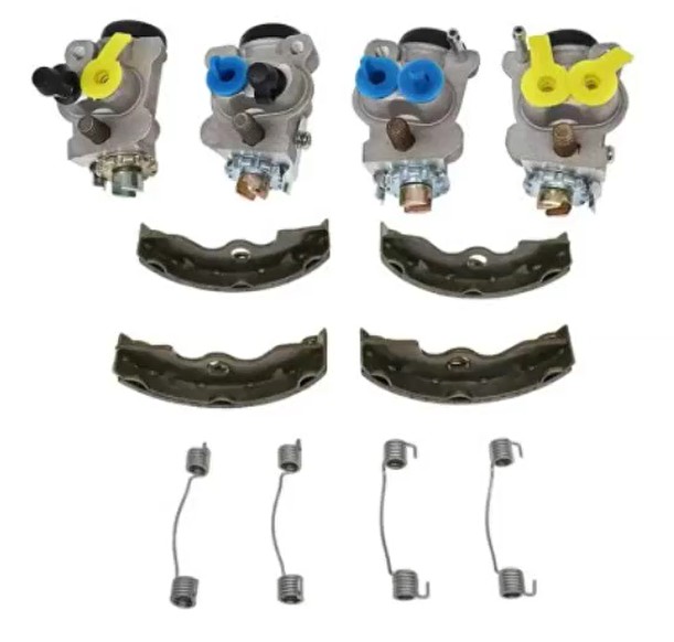 REBUILD KIT FRONT WHEEL BRAKE CYLINDERS & SHOES TRX300FW TRX400FW FOURTRAX 4X4  HONDA image 1