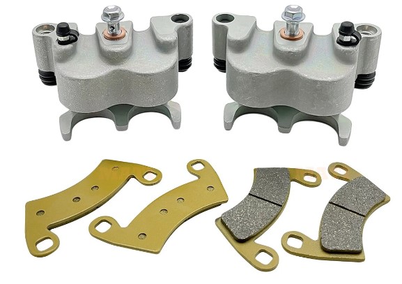 REAR BRAKE CALIPERS AND PADS POLARIS RANGER CREW 30mm PISTON 1912374 1912375 thumbnail 2