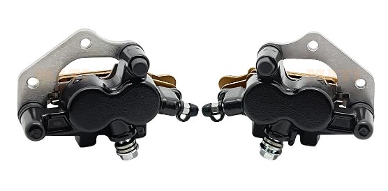 FRONT BRAKE CALIPER SET 2008-2014 KAWASAKI KFX450 43080-0056 43080-0057 43080-0091 thumbnail 2
