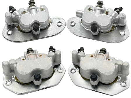 FRONT REAR BRAKE CALIPER SET 14-22 YAMAHA VIKING WOLVERINE X2 X4 700 850 image 1