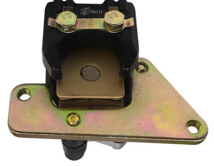 REAR BRAKE CALIPER WITH PADS 2003-2006 KAWASAKI KFX KSF 400 43080-S005 43080-S004 thumbnail 2