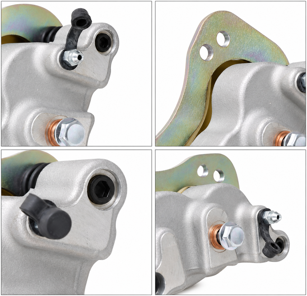REAR BRAKE CALIPERS 08-22 POLARIS MVRS RANGER RZR 4 570 700 800 900 1000 2PCS 1911762 thumbnail 3