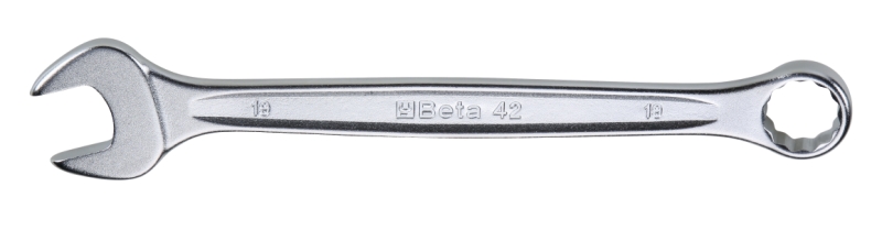 Combination Spanner Wrench Open Offset Ring Ends Chrome-Plated 10mm - Beta Tools 42 10 image 1