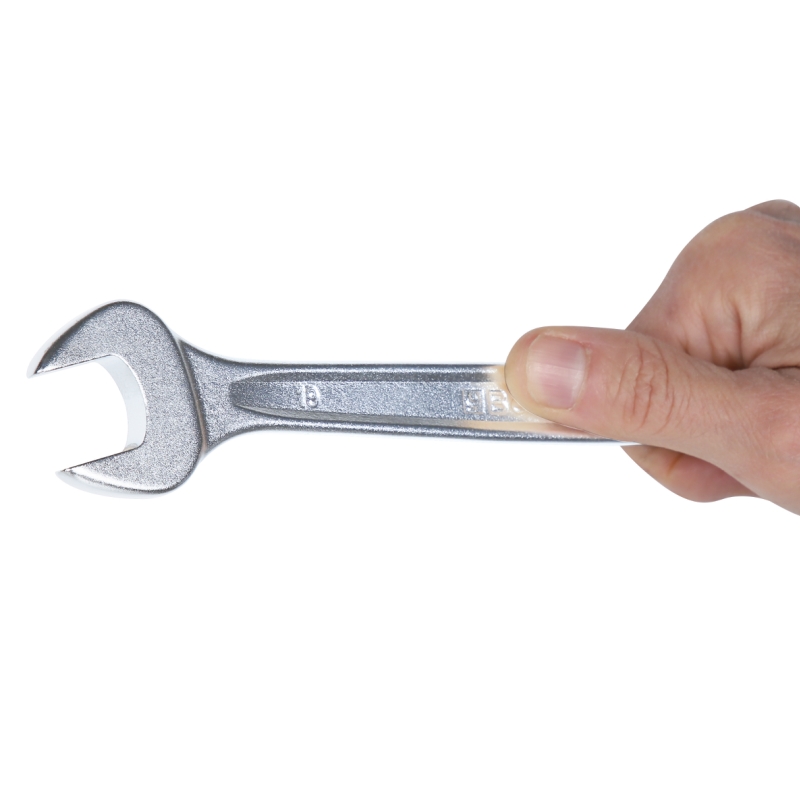 Combination Spanner Wrench Open Offset Ring Ends Chrome-Plated 10mm - Beta Tools 42 10 thumbnail 2