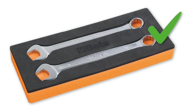 Combination Spanner Wrench Open Offset Ring Ends Chrome-Plated 10mm - Beta Tools 42 10 thumbnail 6