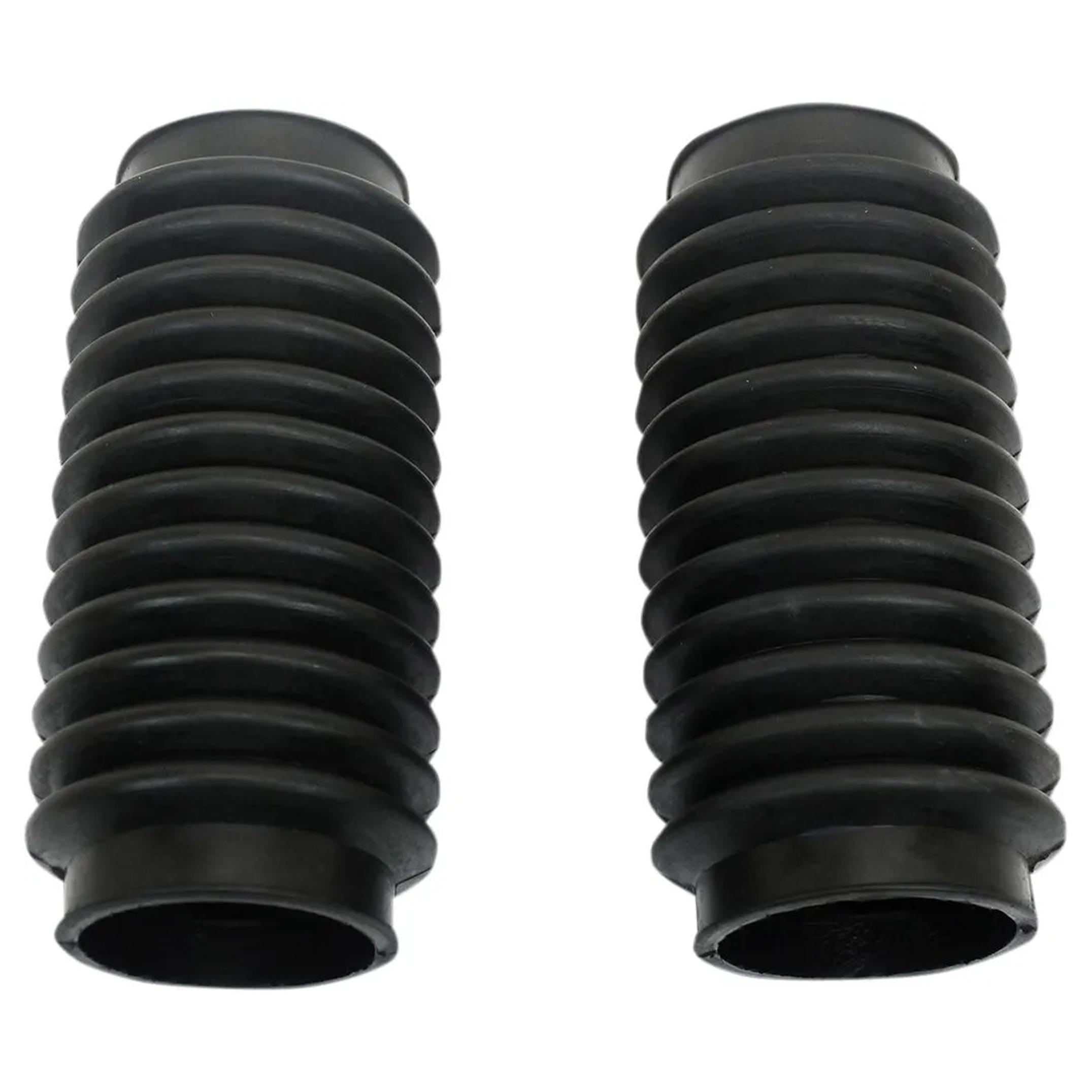 155mm FORK BOOT SET BLACK, 97-1645, TRUIMPH, BSA, KS16-3006