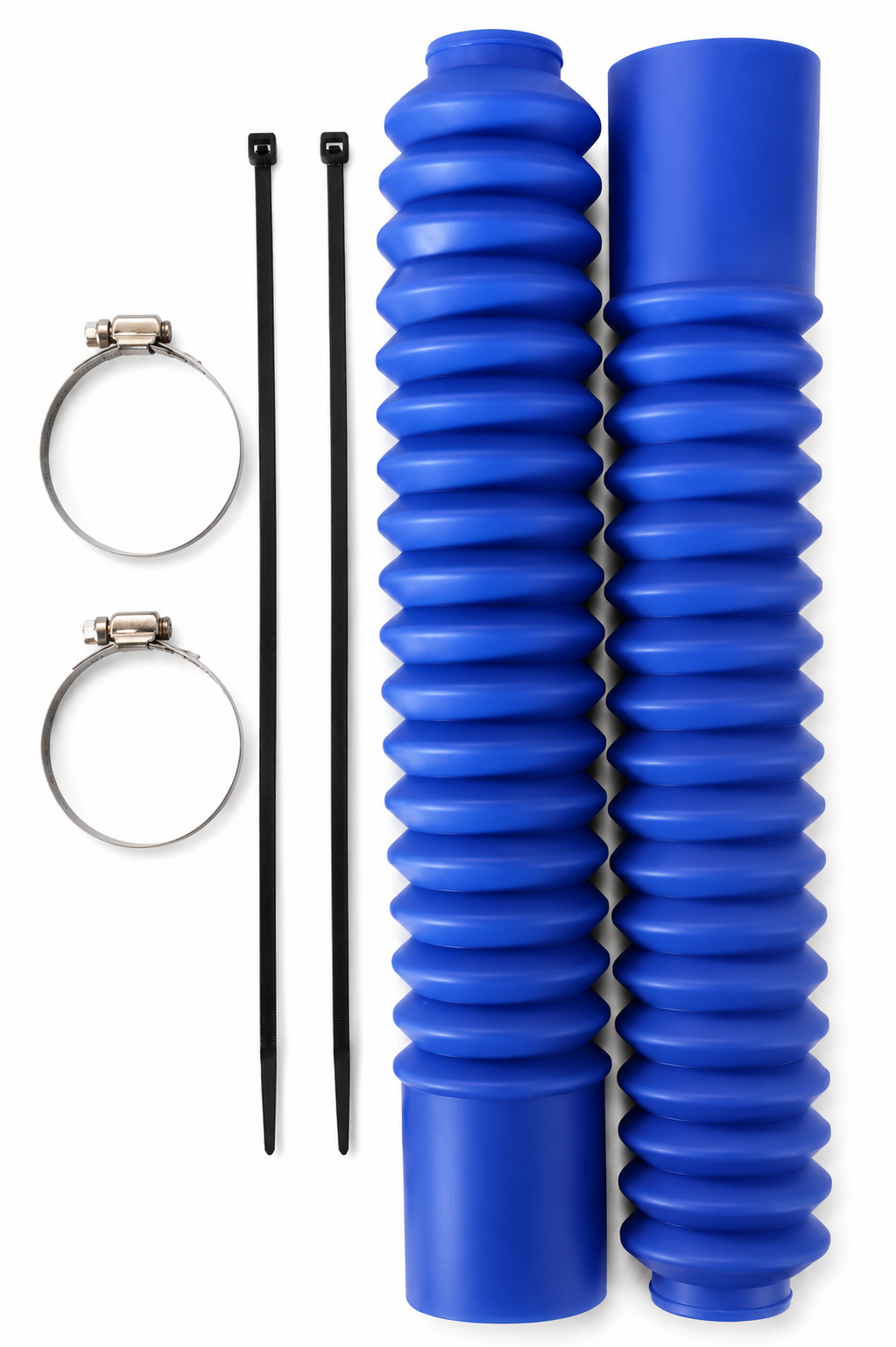 340mm FORK GAITERS BLUE UNIVERSAL 18 RIBS