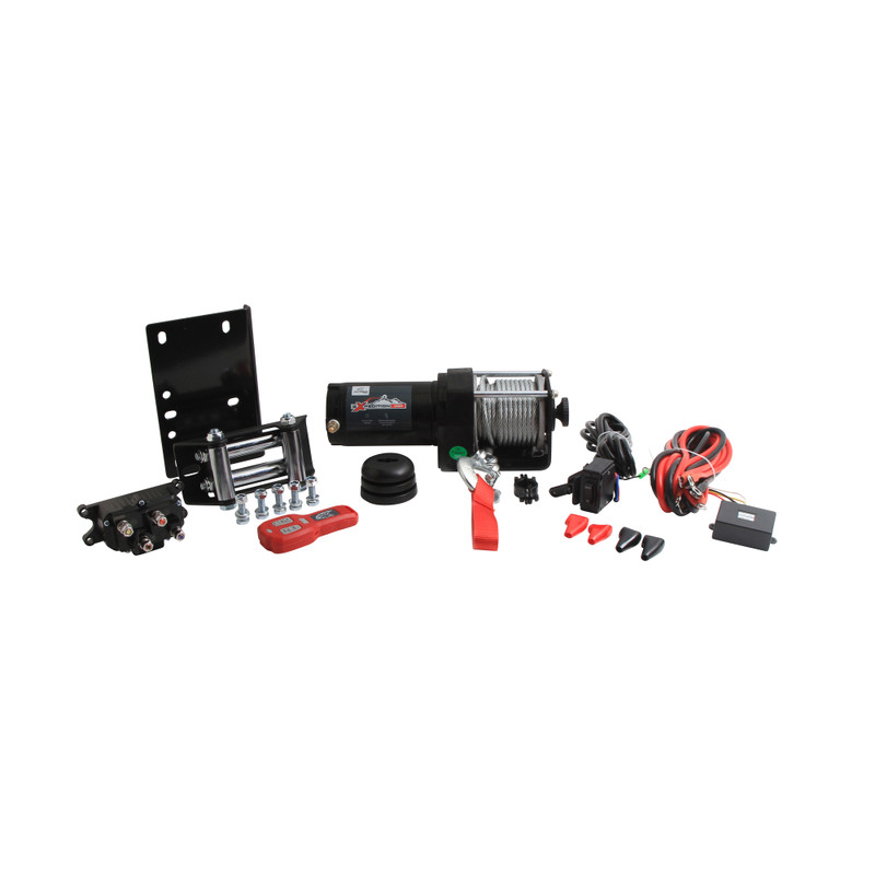 12V WINCH 3500LB/1550KG, ATV/UTV, STEEL CABLE, 2 BOLT, ARROWHEAD 431-01022 thumbnail 2