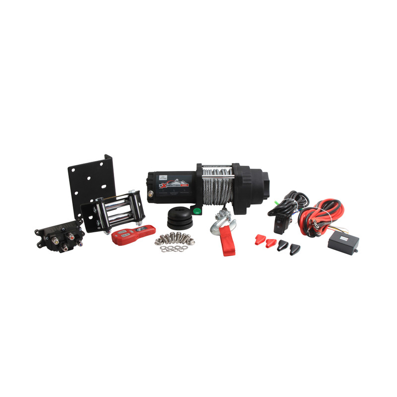 12V WINCH 4500LB/2000KG, ATV/UTV, STEEL CABLE, 4 BOLT, ARROWHEAD 431-01025 thumbnail 3